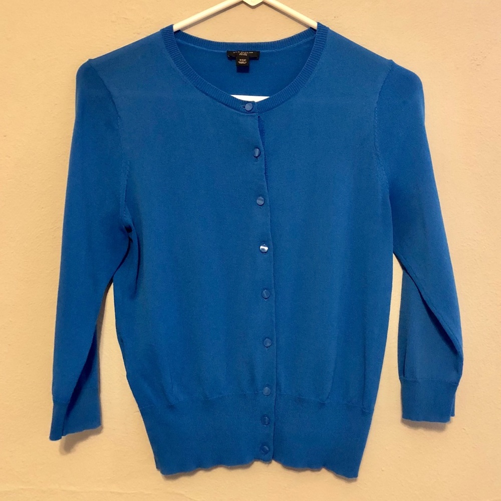 [Ann Taylor] Cropped 3/4 Sleeve Cardigan